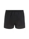 Prada Boxer Swimsuit In Nylon In Black