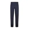 Prada Light Stretch Wool Pants In Blue