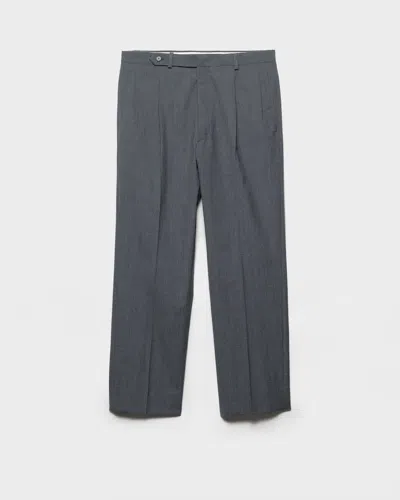 Prada Men's Tailored Trousers - Ss26 Collection In Gray