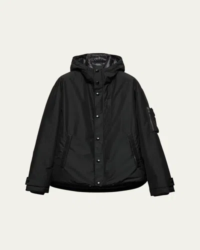 PRADA MEN'S TECH NYLON PUFFER JACKET