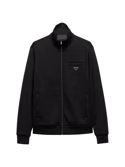 PRADA MEN'S TECHNICAL COTTON BLOUSON JACKET