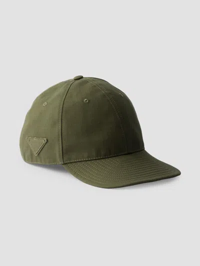 PRADA MEN'S TECHNICAL FABRIC BASEBALL CAP