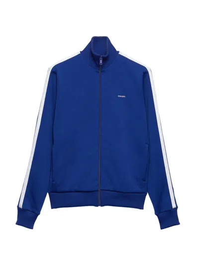 PRADA MEN'S TECHNICAL FABRIC BLOUSON JACKET
