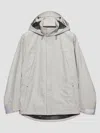 Prada Technical Fabric Jacket In Gray