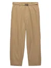 Prada Technical Fabric Pants In Brown