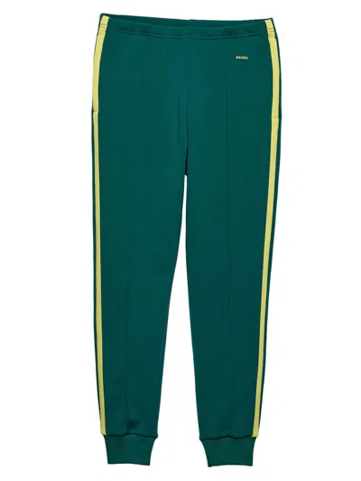 PRADA MEN'S TECHNICAL FABRIC PANTS