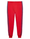 Prada Men's Technical Fabric Pants In Red