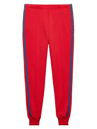 PRADA MEN'S TECHNICAL FABRIC PANTS