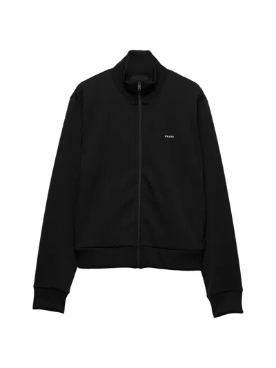 PRADA MEN'S TECHNICAL JERSEY BLOUSON JACKET