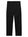 Prada Men's Technical Jersey Pants In Black