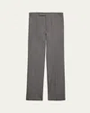 Prada Wool Belt-loop Casual Pants In Ardesia