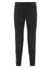 Prada Men's Techno Piqué Pants In Black