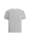 Prada Soft Terry Cloth T-shirt For Versatile Style In Gray