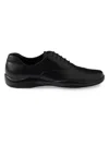 Prada Leather Loafers With Rubber Sole In Black