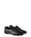 Prada Toblach Leather Loafers In Black