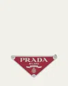 Prada Emaillierte Gürtelschliesse Aus Metall