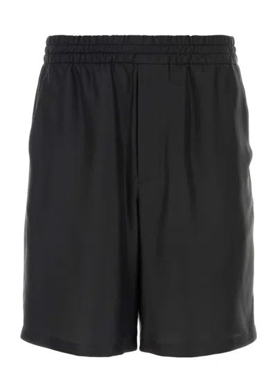 PRADA MEN'S TWILL BERMUDA SHORTS