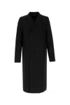 Prada Men's Virgin Wool Overcoat In Black