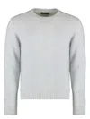 Prada Men's Virgin Wool Sweater In Light Blue