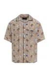 Prada Viscose And Silk Shirt In Neutral