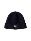 Prada Men's Wool Beanie In Neutral