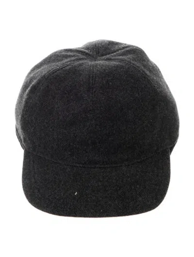 Pre-owned Prada Men's Wool Cap In Grey