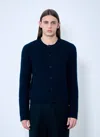 Prada Strickjacke Aus Shetlandwolle In Blue
