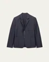 Prada Men's Wool Classic Fit Sport Coat In Blue