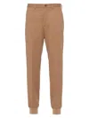 Prada Wool Joggers In Brown