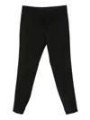 Prada Straight Leg Wool Trousers Clothing In Black