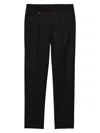 Prada Pleated-front Wool Trousers In Black