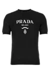 Prada Logo Intarsia Wool Sweater