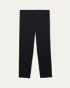 Prada Men's Stretch Poplin Pants In Black