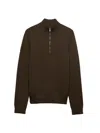 Prada Wool Turtleneck In Brown