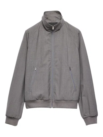 Prada Men Zipped Bouson Jacket