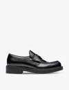 Prada Men Loafer Shoes In Black