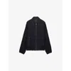 Prada Cotton Blouson With Contrasting Stitching In Black
