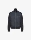 Prada Double Layered Sweatshirt For Men In Black