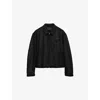 Prada Mens Black Logo-embellished Wool And Cashmere Blouson Jacket In Black