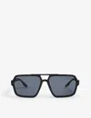 Prada Ps01xs Square-frame Acetate Sunglasses In Black