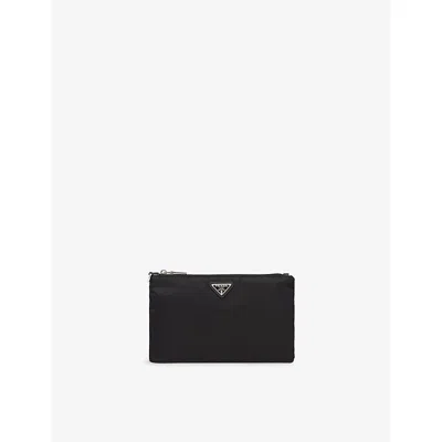 Prada Mens Black Re Nylon Pouch