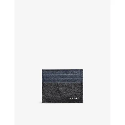 Prada Mens Black Saffiano Leather Wallet