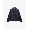 Prada Mens Blue Reversible Re-nylon Jacket In Blue