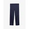 Prada Straight-leg Trousers With Tailored Design In Blue