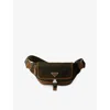 Prada Men Two-tone Re-nylon And Suede Belt Bag