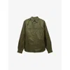 Prada Re-nylon Patch Pocket Shirt In Green