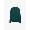 Prada Mens Green Superfine Crewneck Wool Sweatshirt