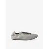 Prada Mens Grey Collapse Re-nylon And Suede Low-top Trainers Eur 41 / 7 Uk