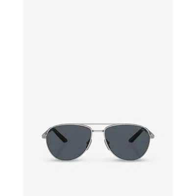 Prada 60mm Pilot Sunglasses In Pink