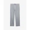 Prada Grey Regular Mid Rise Jeans In Gray